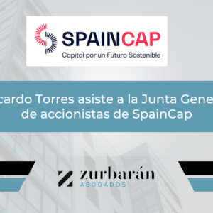 Ricardo Torres, socio del departamento de Mercantil y Private Equity/Venture Capital, asiste a la Junta General de accionistas de SpainCap.